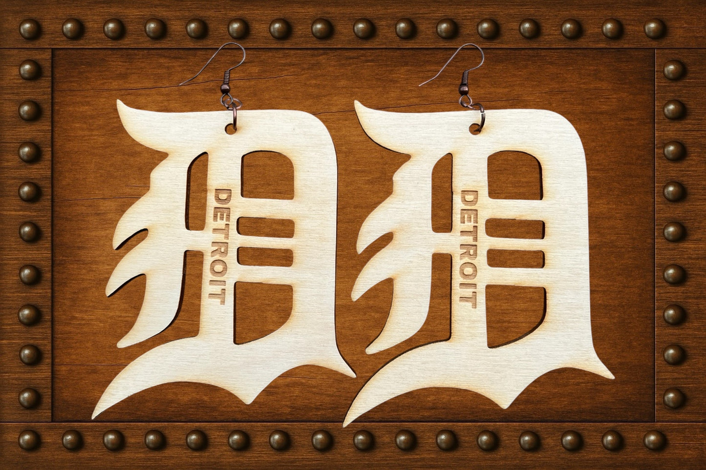 Old English D Wood Detroit Style