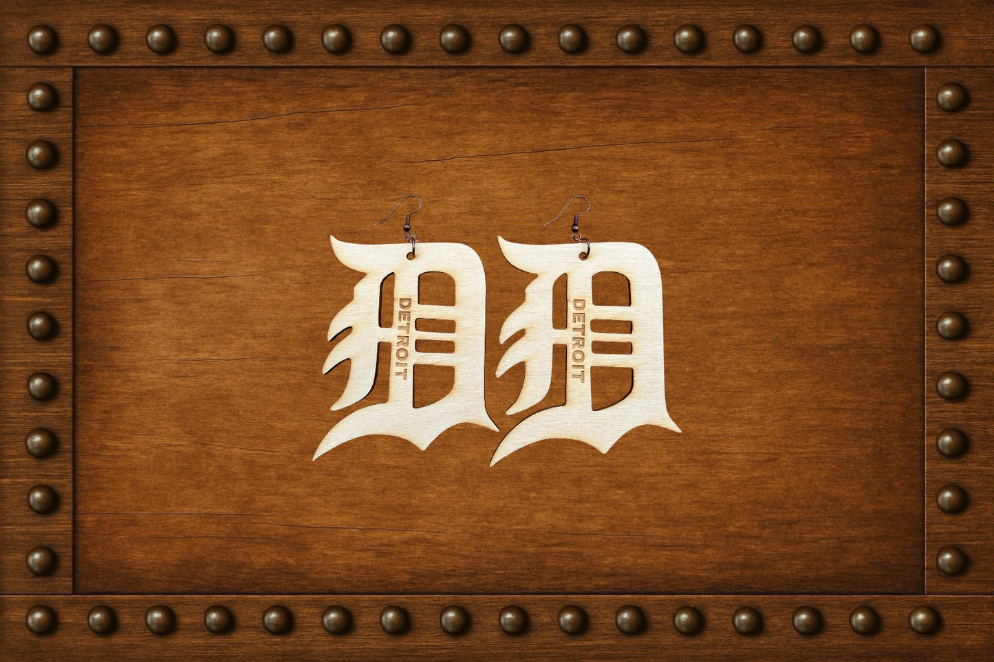 Old English D Wood Detroit Style