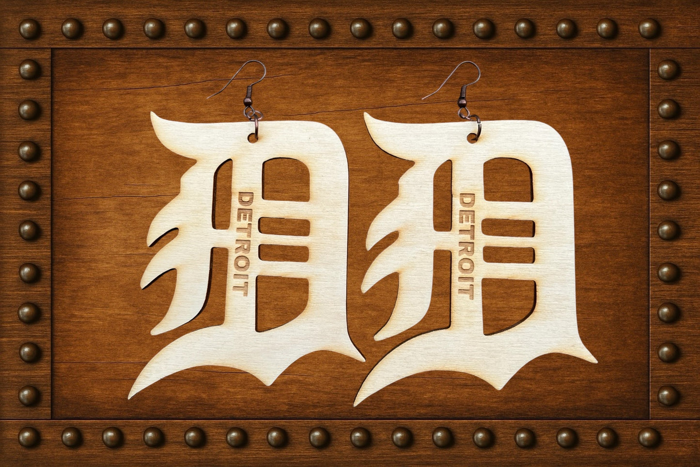 Old English D Wood Detroit Style