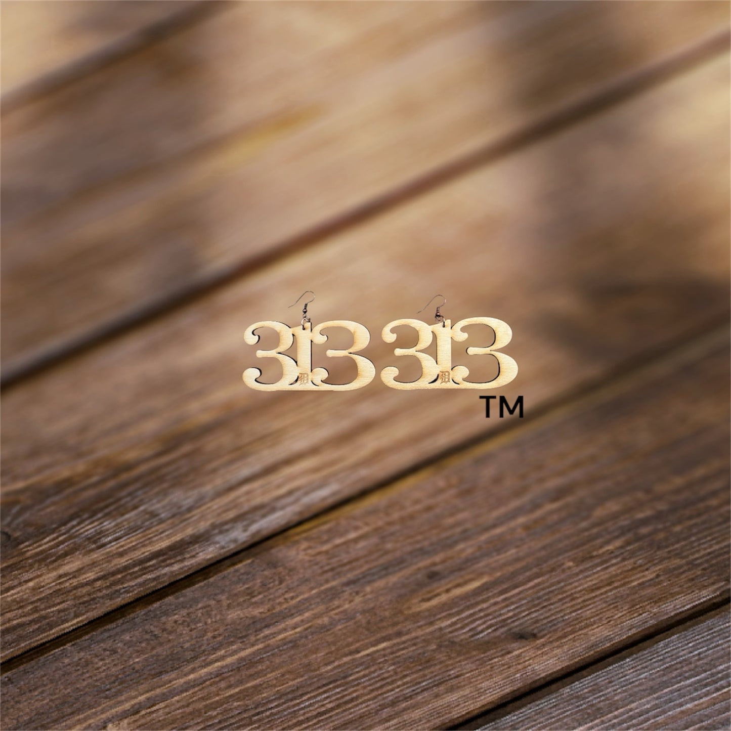 Classic 313 D Wood Earrings